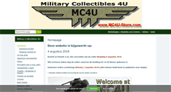 Desktop Screenshot of militarycollectibles4u.nl