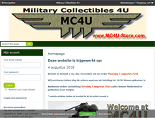 Tablet Screenshot of militarycollectibles4u.nl